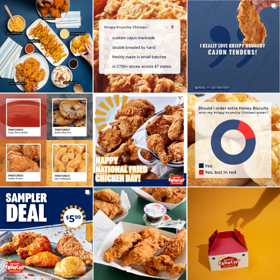Krispy Krunchy Chicken Instagram feed